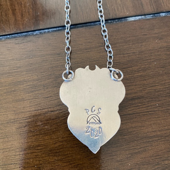 Pacific Crest Silver lapis lazuli and moonstone sterling silver necklace - Picture 10 of 13